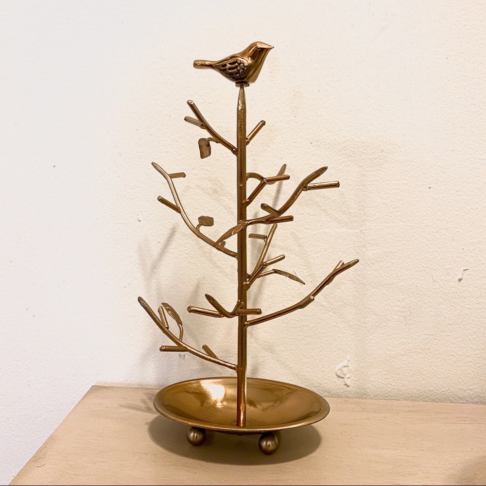 Gold Jewelry Stand